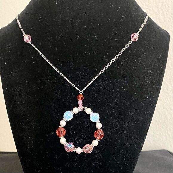 BX# $ 1/2 PRICE $pecial  925 Silver & Crystal Necklace - Picture 9 of 10